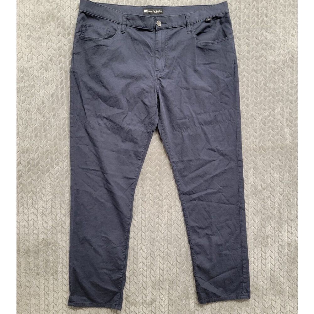 Travis Mathew Golf Pants Mens Size 38x31‎ Navy Blue Chino Outdoor Active